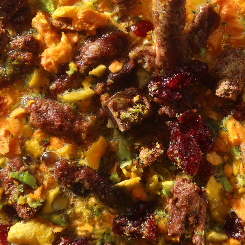 Venison and cranberry